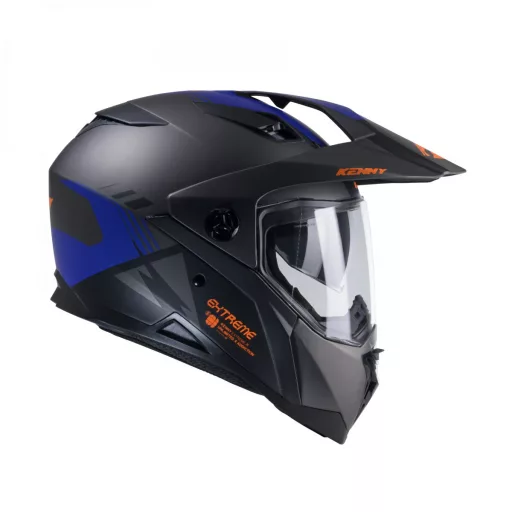 Kenny adventure extreme fekete/kék bukósisak