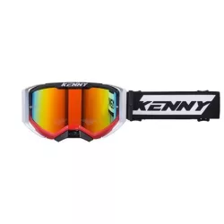   KENNY RACING SZEMÜVEG PERFORMANCE EVO2 FEKETE-PIROS, ARANY TÜKRŐS 