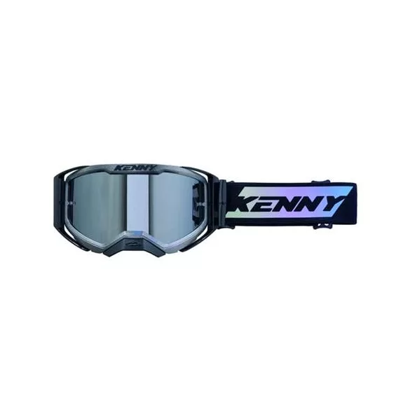 KENNY RACING SZEMÜVEG PERFORMANCE EVO2 SZÜRKE, EZÜST TÜKRŐS 