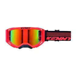   KENNY RACING SZEMÜVEG PRFORMANCE EVO2 PIROS, ARANY TÜKRŐS 