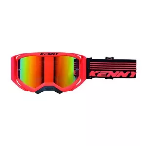 KENNY RACING SZEMÜVEG PRFORMANCE EVO2 PIROS, ARANY TÜKRŐS 