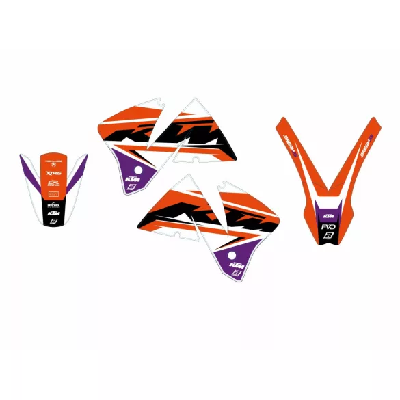 Blackbird Dream 5 matrica szett - KTM EXC 2001-2002