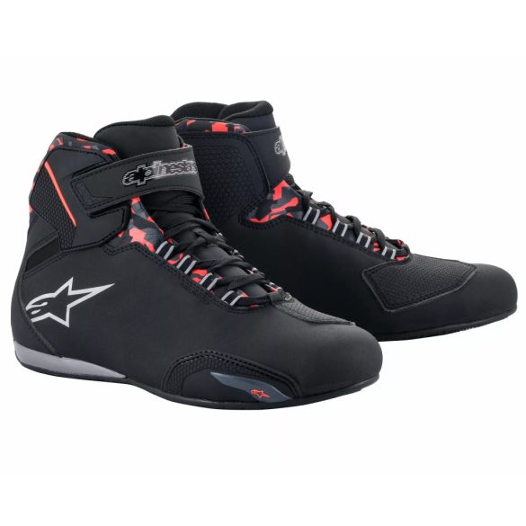 ALPINESTARS SEKTOR WATERPROOF CIPŐ BLACK-GRAY-RED 