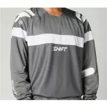 SHIFT WHIT3 LABEL TRAC SZETT SZÜRKE-FEHÉR 32+M