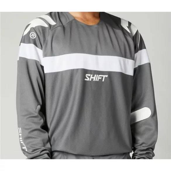 SHIFT WHIT3 LABEL TRAC SZETT SZÜRKE-FEHÉR 32+M