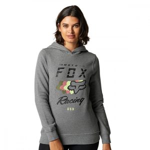 Fox Girl Checkpoint Hoody, grafitszürke