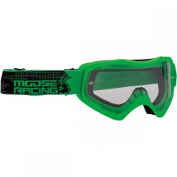 Moose Racing QUALIFIER SLASH Cross szemüveg, Zöld