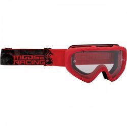 Moose Racing Qualifier motoros szemüveg, piros