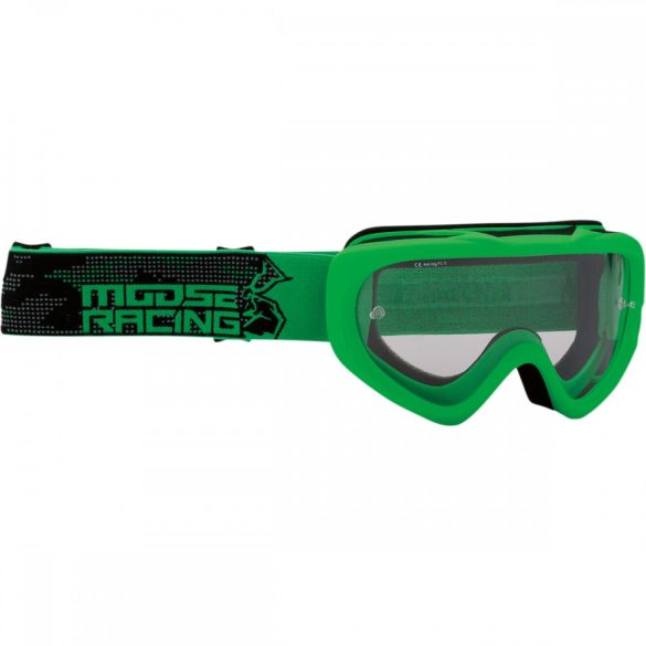 Moose Racing Qualifier motoros szemüveg, zöld