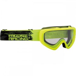 Moose Racing Qualifier motoros szemüveg, neon