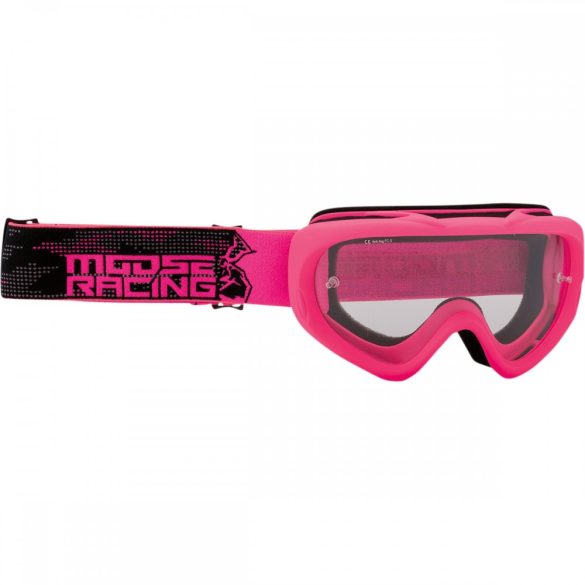 Moose Racing Qualifier motoros szemüveg, pink