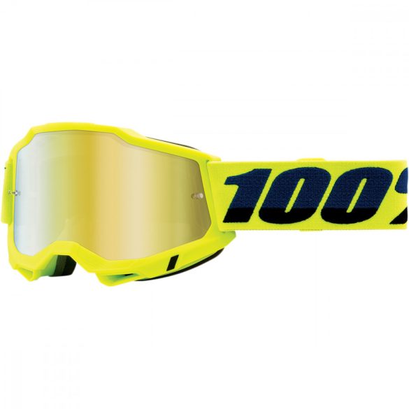100% Accuri 2 fluo sárga szemüveg tükrös lencsével 