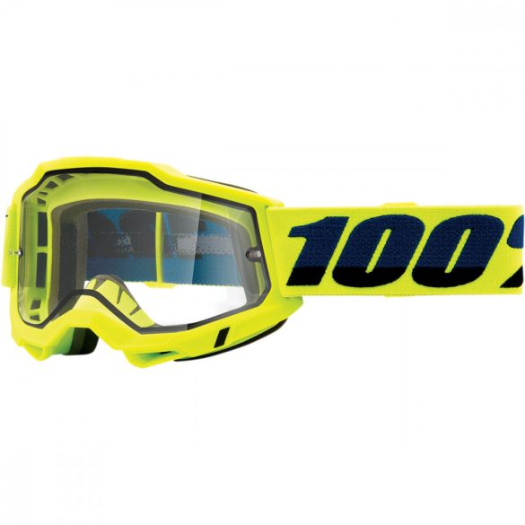100% Accuri 2 Enduro Fluo Yellow  szemüveg víztiszta lencsével 