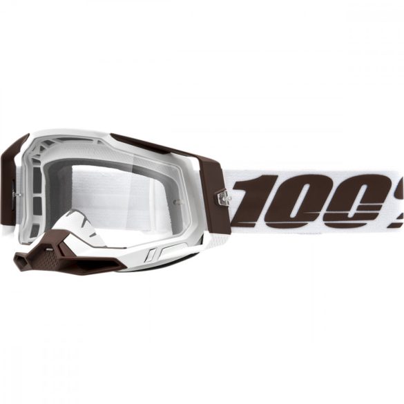 100% Racecraft 2 Snowbird  szemüveg víztiszta lencsével 
