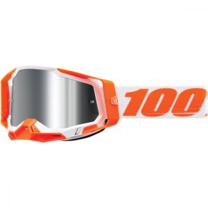 100% Racecraft 2 Orange  szemüveg ezüst tükrös lencsével 
