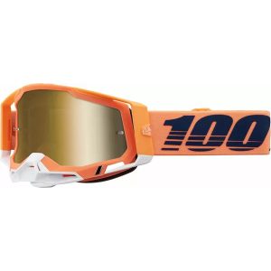 100% Racecraft2 Coral szemüveg ezüst tükrős lencsével