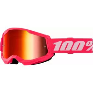100% STRATA2 SZEMÜVEG PINK,  PIROS TÜKRŐS LENCSÉVEL