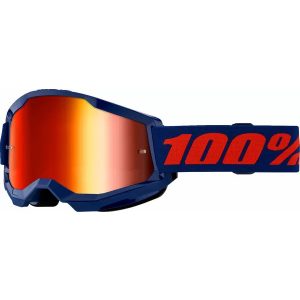 100% STRATA2 SZEMÜVEG NAVY,  ARANY TÜKRŐS LENCSÉVEL
