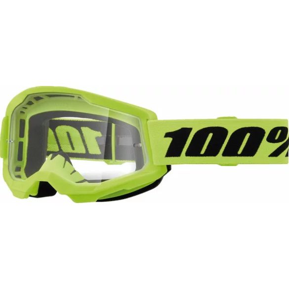 100% Strata 2 fluo sárga gyerek szemüveg víztiszta lencsével 
