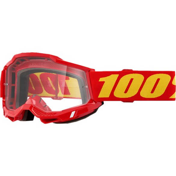 100% Accuri 2 Red szemüveg víztiszta lencsével 