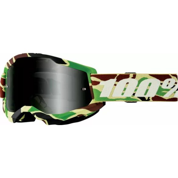 100% STRATA2 SAND SZEMÜVEG WAR CAMO,  FÜST LENCSÉVEL
