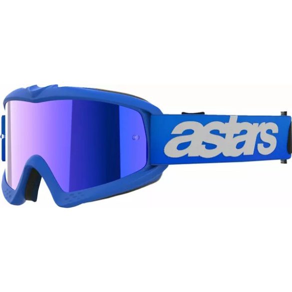 ALPINESTARS GYEREK SZEMÜVEG VISION BLAZE KÉK TÜKRŐS LENCSÉVEL