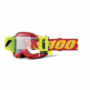 100% Accuri2 Forecast piros-acid roll-off szemüveg víztiszta lencsével 