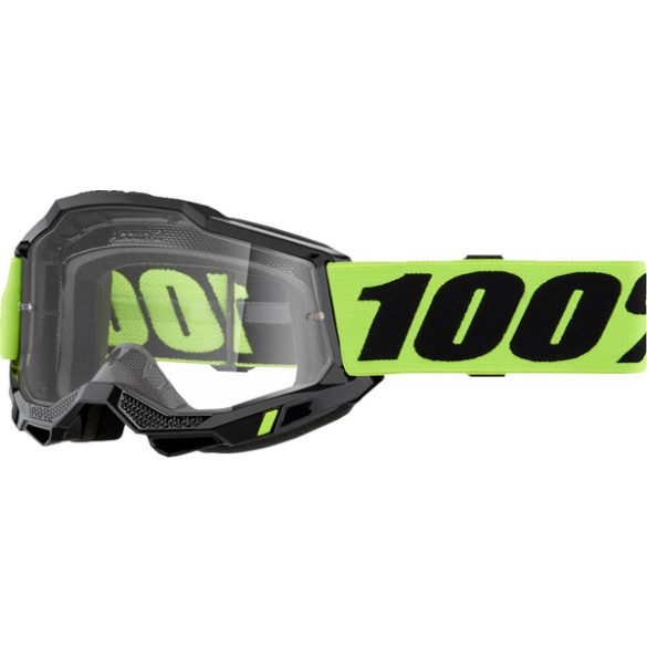 100% Accuri 2 Black-fluo szemüveg víztiszta lencsével 