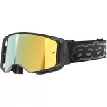 Alpinestars Supertech Vision Vista Goggle FEKETE (Arany tükrös) lencsével