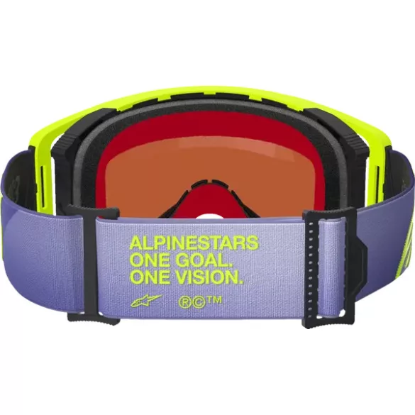 Alpinestars Supertech Vision Corp – Sárga szemüveg Ezüst tükrös lencsével