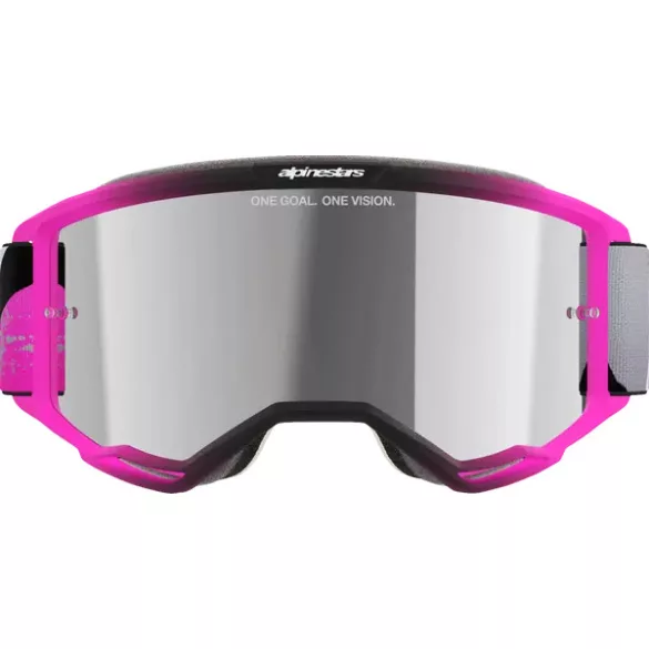 Alpinestars Vision 5 Lahnd pink szemüveg Ezüst tükrös lencsével