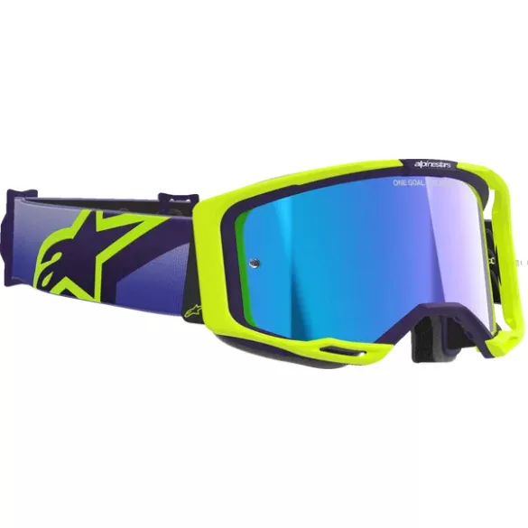 Alpinestars Vision 8 Corp Sárga/Kék szemüveg Kék tükrös lencsével