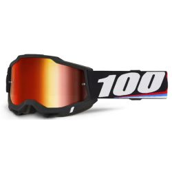 100% Accuri 2 Szemüveg – Fekete,Piros tükrös lencsével