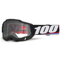 100% Accuri 2 Szemüveg –Fekete,Víztiszta lencsével