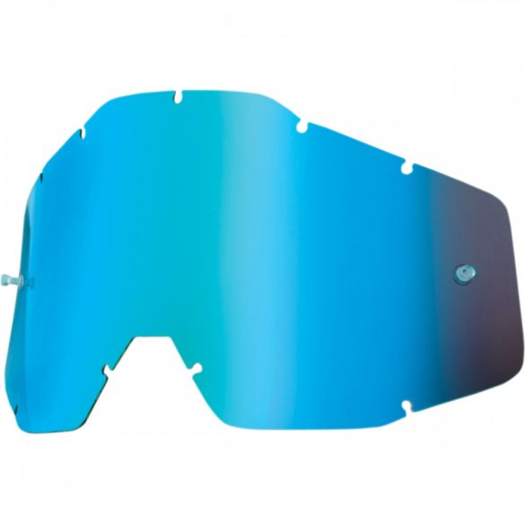 100% Accuri/Strata/Racecraft kék tükrös szemüveg lencse