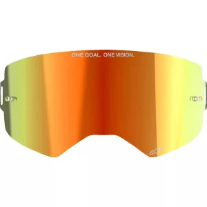 Alpinestars Supertech Goggle – ABS Vision piros tükrös lencse