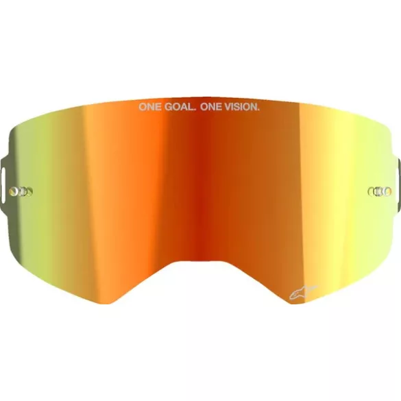 Alpinestars Supertech Goggle – ABS Vision piros tükrös lencse