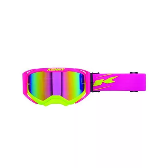 KENNY RACING SZEMÜVEG PRFORMANCE EVO2 CIKLÁMEN, LILA TÜKRŐS 