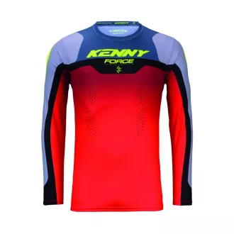   KENNY RACING PÓLÓ CROSS/ENDURO FORCE BEACH DUST PIROS-SZÜRKE