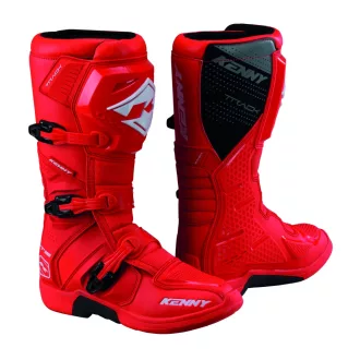 Kenny Racing cross csizma piros