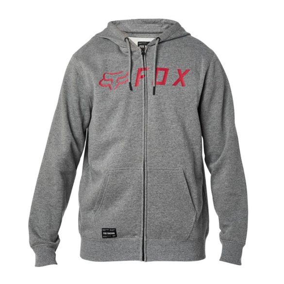 Fox  Apex  Ffi kapucnis zip pulóver , szürke
