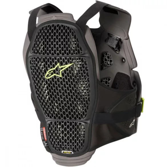 Alpinestars  A-4  Max 2022 páncél,fekete-fluo sárga