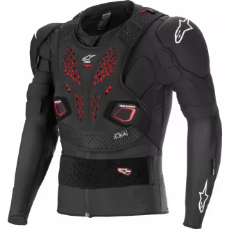   Alpinestars bionic pro V3 plasma protektoring, fekete/fehér - piros