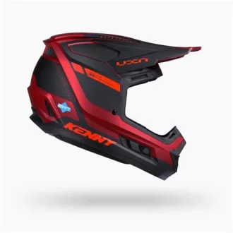   Kenny Performance Graphic Candy Red Matt cross/enduro bukósisak – Fekete/piros – L