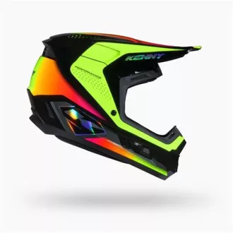   Kenny Performance Graphic Racing Neon Yellow cross/enduro bukósisak – Fekete/sárga – XXL