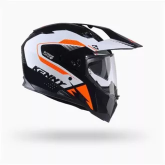   Kenny Adventure Extreme Graphic Orange dual bukósisak – Fekete/narancssárga/fehér – XL