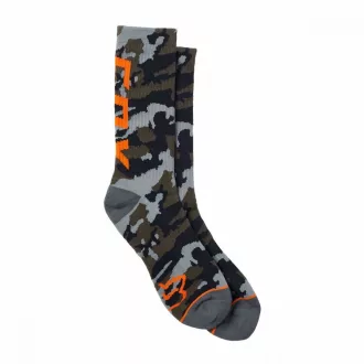 Fox cuhsioned camo crew zokni ,camo - narancs