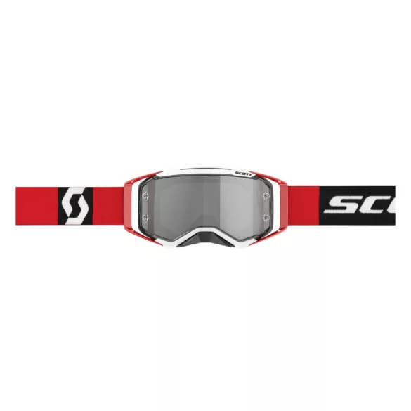 SCOTT Prospect red-black cross szemüveg - silver chrome tükrös lencsével