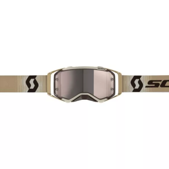 Scott  Prospec beige-brown cross szemüveg - silver chrome tükrös lencsével 