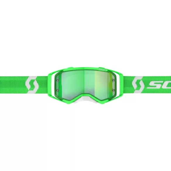 Scott  Prospec green-white cross szemüveg - green chrome tükrös lencsével 